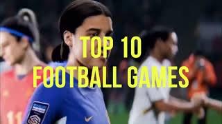 TOP 10 Best Football Games for PC, XBOX, PS5! (2025 Edition)