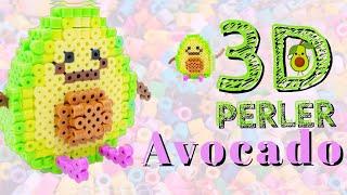 Holy Guacamole Avocado 3D Perler | DIY Tutorial | 3D Perler How to Build