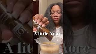 Keratin Treatment on Natural Hair #shorts #shortsvideo