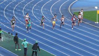 男子200m予選3組 2024関東高校新人