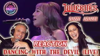 SASSY ASAMI! - LOVEBITES - DANCING WITH THE DEVIL (LIVE) - REACTION