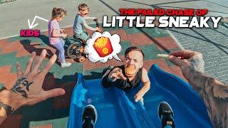 I FAILED to CHASE Little Sneaky! (Funny in REAL LIFE)