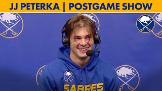 "Been Working A Lot and it Paid off" | JJ Peterka After Scoring Hat Trick in Preseason Opener