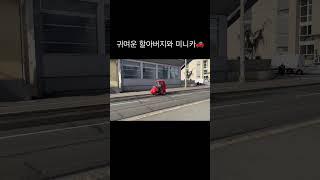 여행 중 만난 귀여운 할아버지와 미니자동차  #shorts #유럽여행 #minicar #mini