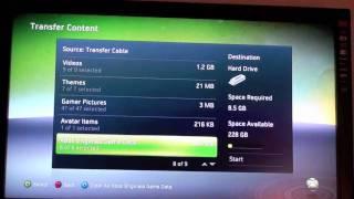 How to: Xbox 360 Slim Data Transfer