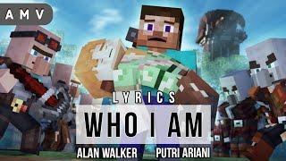  [AMV] Alan Walker, Putri Ariani, Peder Elias - Who I Am [Lyrics] Official Minecraft Music Video