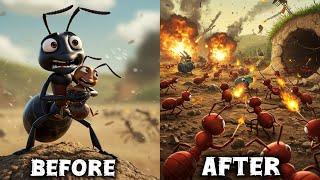 Simulating an Ant War for 100 Days – Red vs Black Colony