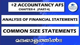 +2 ACCOUNTANCY AFS Chapter 4(Part 4)|COMMON SIZE STATEMENT|Analysis of Financial Statement-Malayalam