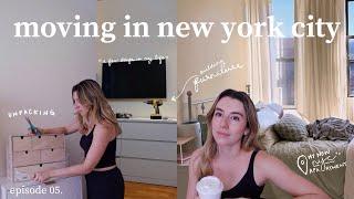 MOVING IN NYC 05. | unpacking my apartment, building furniture & my first week in my new place!