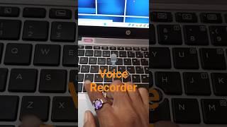 Shortcut keys to open voice recorder in windows 10 | voice recorder in laptop, Audio record