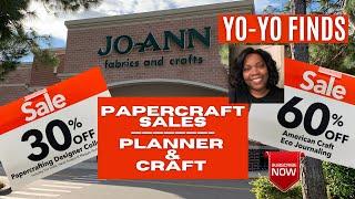 Joann’s Papercraft Sale | Planner & Craft   @Yo-Yo Finds