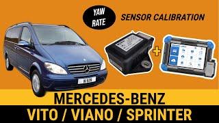 How to Calibrate YAW Rate Sensor on Mercedes Vito/Viano W639 & Sprinter | Fix 4BDE Fault (ABS/ESP)