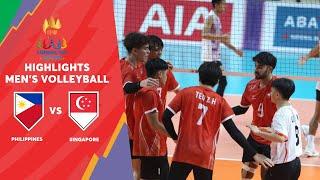 HIGHLIGHTS VOLLEYBALL | PHILIPPINES - SINGAPORE | CAMBODIA SEA GAMES 32