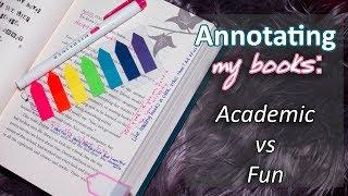 HOW I ANNOTATE || With and without writing in my books