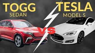 TOGG SEDAN VS TESLA MODEL S !?  (ELECTRIC CAR)