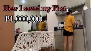 How I saved my First ₱X,xxx,xxx Living alone in Philippines