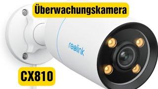 Reolink CX810 4K Überwachungskamera mit echtfarben Nachtsicht