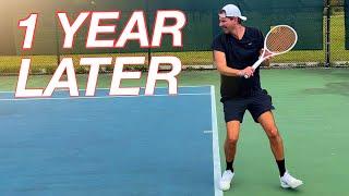 One-Handed Backhand After 1 YEAR of Training