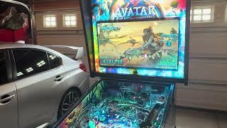 Jersey Jack Avatar Pinball - LE gameplay and at end is look underneath cabinet - video 2 of 2