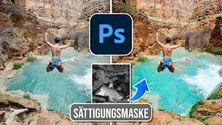 Perfekte Farben erzeugen mit einer Sättigungsmaske | Photoshop Tutorial Deutsch