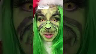 The Grinch  #makeup #12daysofchristmas #grinchmakeup #whoville