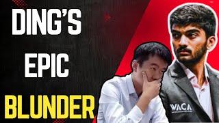 What was the blunder from Ding Liren which gave Gukesh the World Chess Championships? | Sports Today