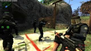 Counter Strike : Source - Militia - Gameplay "CT Forces" (with bots) No Commentary