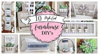 10 *High End* Farmhouse DIY's | Easy & Budget Friendly Projects | 10 on Tuesday