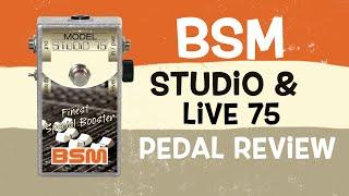 BSM Studio and Live 75 pedal review (Sound like Ritchie Blackmore)