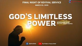 Final Night of Revival Service with Pastor Alberto Desepida from Mandaluyong City | March 5,2025