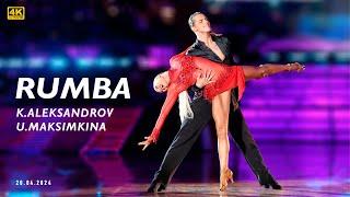 RUMBA | Kirill Alexandrov - Ulyana Maksimkina | Professional Latin | Kremlin Cup 2024 | 4K