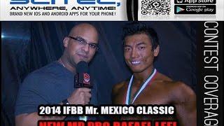 Rafael Lee Wins Mens Physique Pro Card At The 2014 Mr. Mexico Classic!