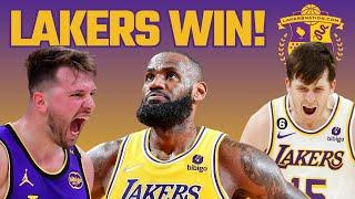 Lakers WIN! Beat Rockets In Heart Stopper!
