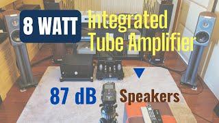 Can 8 Watt Integrated Amplifier drives 87 dB speakers [ Willsenton R300 - Audiovector R1 Arrete ]