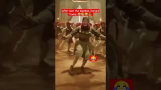 Trump Chacha ke jeet ki khusi mai  party  || #shorts #short #funny #fun #trump #trending #music