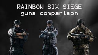 Weapons in R6s vs Weapons IRL (Basic Attackers)