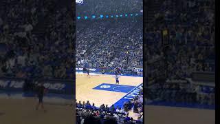 PJ Washington dunks over Quade Green in the Big Blue Madness 2018 Dunk Contest (October 12th, 2018)