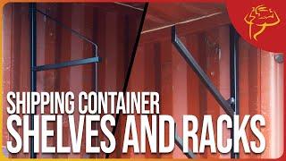 Shipping Container Shelving Brackets and Pipe Racks from Mytee Products