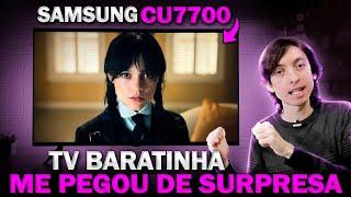 NÃO ESPERAVA ISSO DA CU7700  - TV 4K mais BARATA da SAMSUNG para 2023 vale a pena?