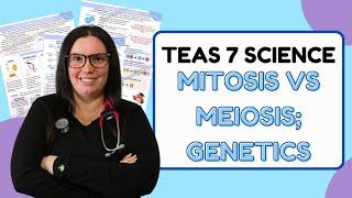 2024 ATI TEAS Science Mitosis vs Meiosis & Genetics Study Guide (with Practice Questions)