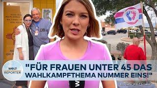 US-WAHLEN: Streitthema Abtreibungen! "Das sind Gläubige, so ist das einfach!" Flickenteppich USA!