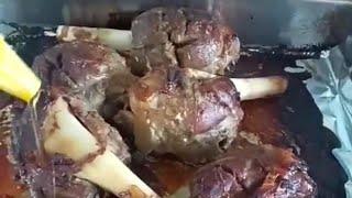 Lamb shank in oven #ASMR cooking