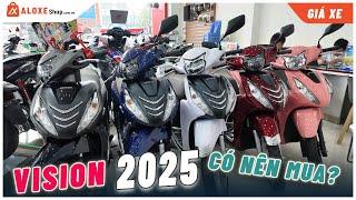 Có nên mua Honda Vision 2025 Cận Tết? Giá xe Vision 2025 Mới Nhất | Alo Xe