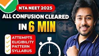 NEET 2025 Summary | Exam Pattern, Difficulty Level, Attempts | End to All Confusion  | Kshitiz Sir