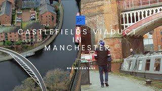 Beautiful Castlefields in Manchester, Drone and Street View