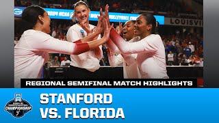 Stanford vs. Florida: 2024 NCAA volleyball regional semifinal highlights