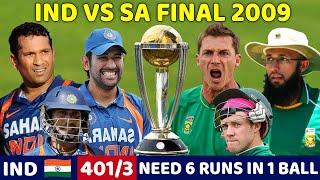 INDIA VS SOUTH AFRICA ODI FINAL  2009 FULL MATCH HIGHLIGHTS | IND VS SA MOST THRILLING EVER