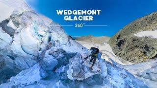 Wedgemont Glacier 360. Wedgemount Lake Campground