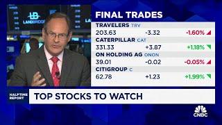 Final Trades: Citigroup, On Holding, Caterpillar and Travelers