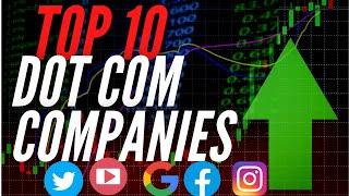 Top 10 Popular dot com companies